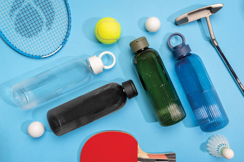 Load image into Gallery viewer, Ripple RCS RPET Leakproof water bottle with handle 750ML - Custom Wood Designs Ripple RCS RPET Leakproof water bottle with handle 750ML
