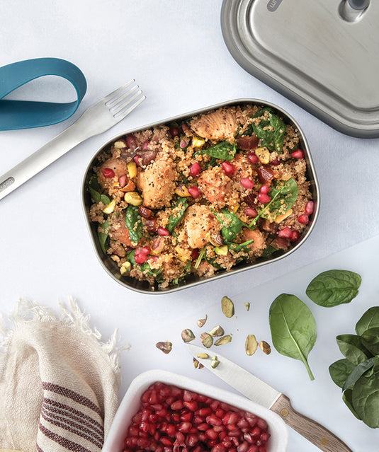 Black+Blum Stainless Steel Lunch Box Large - Custom Wood Designs