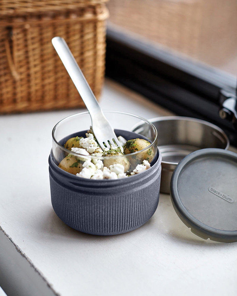 Load image into Gallery viewer, Black+Blum Glass Lunch Bowl 750ml - Custom Wood Designs
