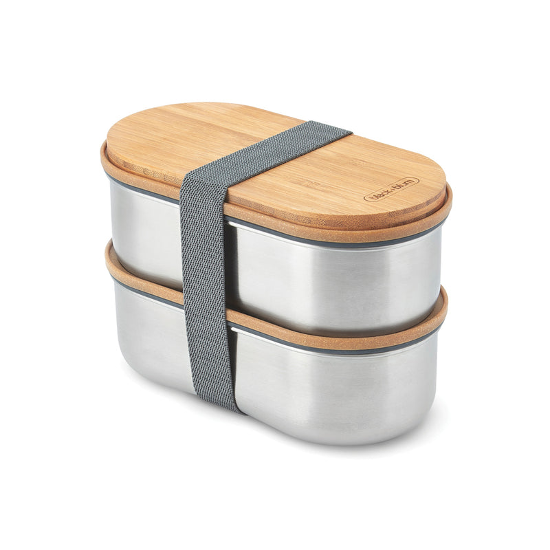 Load image into Gallery viewer, Stainless Steel Double Bento Box-Home &amp; Living
