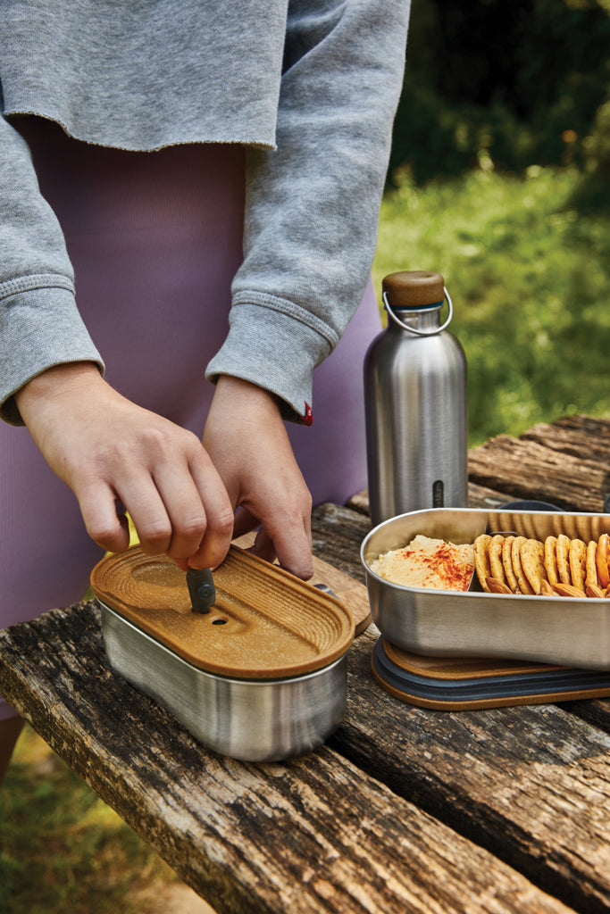 Load image into Gallery viewer, Stainless Steel Double Bento Box-Home &amp; Living
