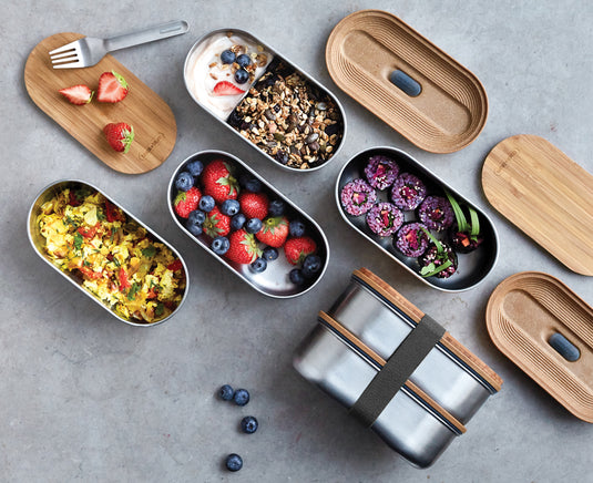 Stainless Steel Double Bento Box-Home & Living