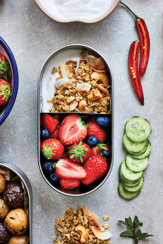 Stainless Steel Double Bento Box-Home & Living