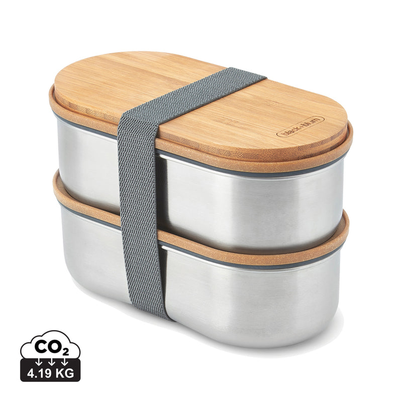 Load image into Gallery viewer, Stainless Steel Double Bento Box-Home &amp; Living
