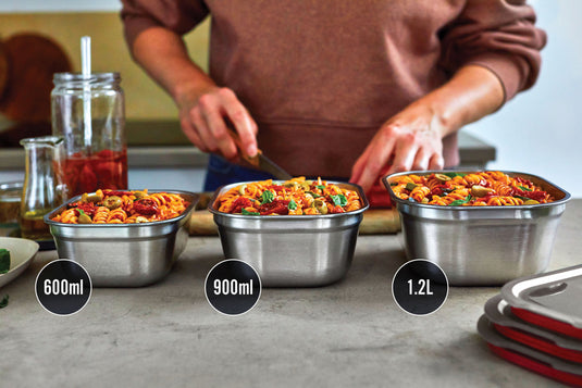 Mealprep Box 3pcs Set Small, Medium, Large - Custom Wood Designs Mealprep Box 3pcs Set Small, Medium, Large made from [material] –  [use_case] | Custom Wood Designs