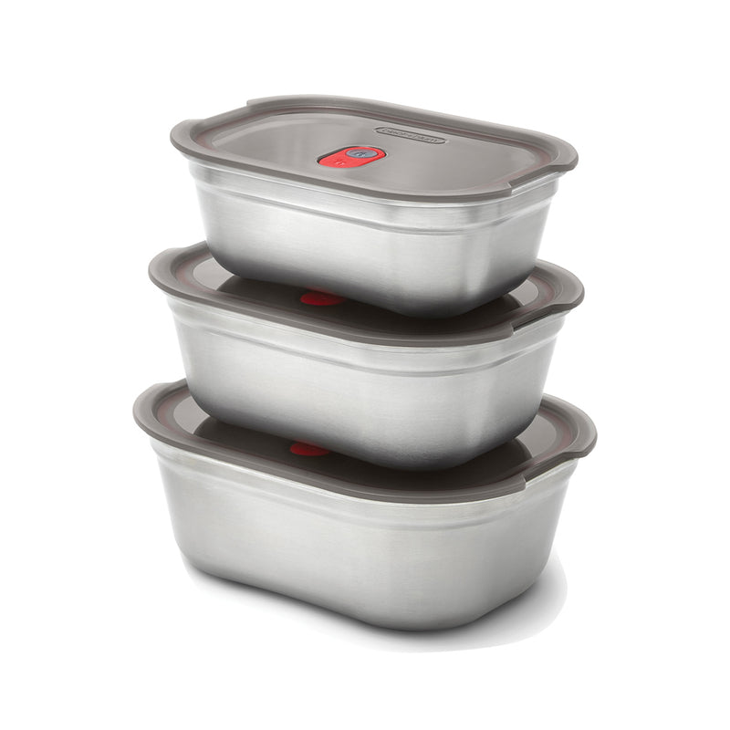 Load image into Gallery viewer, Mealprep Box 3pcs Set Small, Medium, Large - Custom Wood Designs Mealprep Box 3pcs Set Small, Medium, Large made from [material] –  [use_case] | Custom Wood Designs
