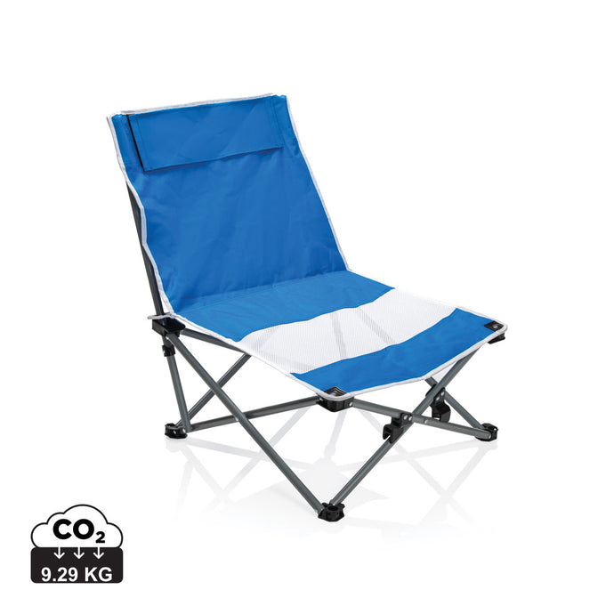 Foldable beach chair in pouch - Custom Wood Designs