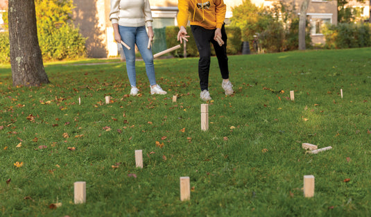 Wooden kubb set - Custom Wood Designs