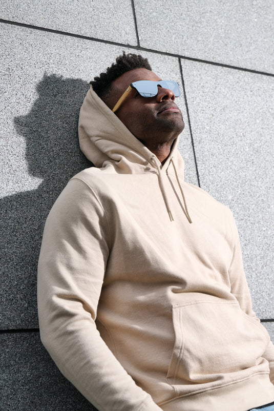 Prism RCS recycled plastic sunglasses with bamboo frame - Custom Wood Designs