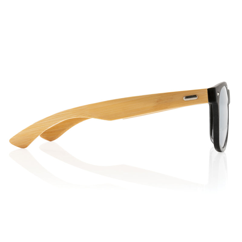 Load image into Gallery viewer, Bamboo and RCS recycled plastic sunglasses - Custom Wood Designs
