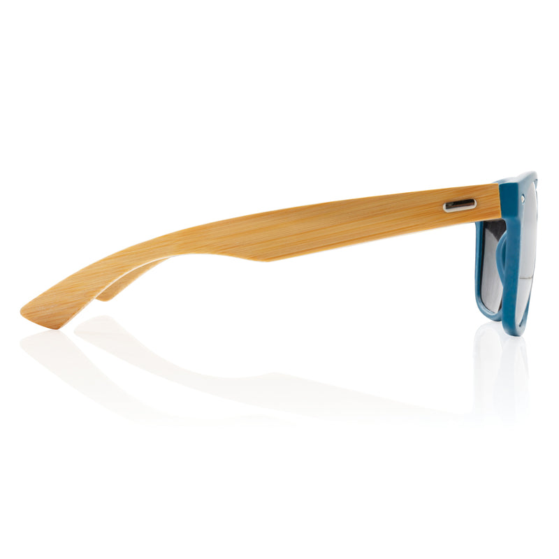 Load image into Gallery viewer, Bamboo and RCS recycled plastic sunglasses - Custom Wood Designs
