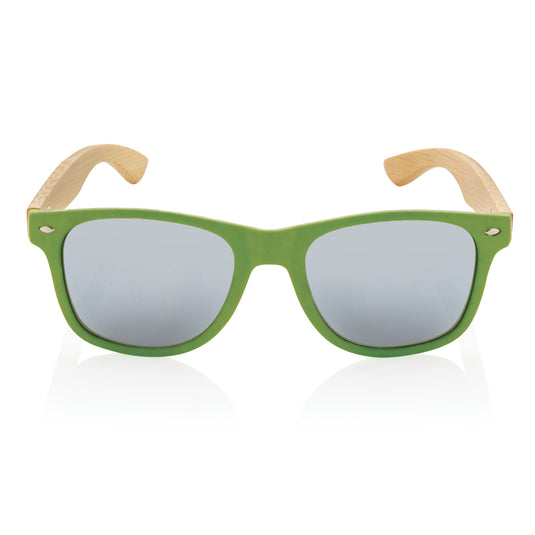 Bamboo and RCS recycled plastic sunglasses - Custom Wood Designs