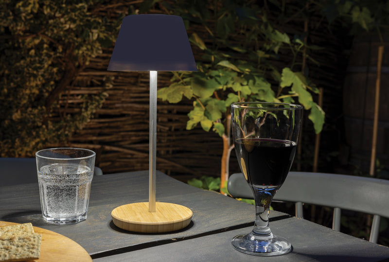 Load image into Gallery viewer, Pure Glow RCS usb-rechargeable recycled plastic table lamp - Custom Wood Designs
