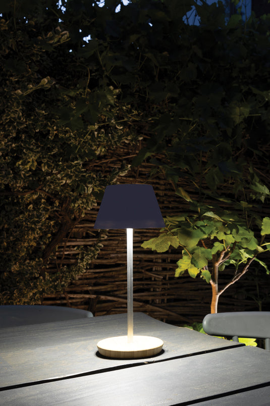 Pure Glow RCS usb-rechargeable recycled plastic table lamp - Custom Wood Designs