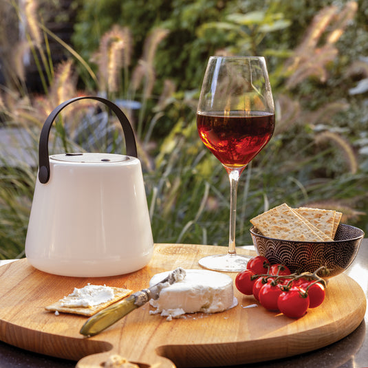 SolarGlow RCS recycled ABS USB-rechargeable outdoor light - Custom Wood Designs