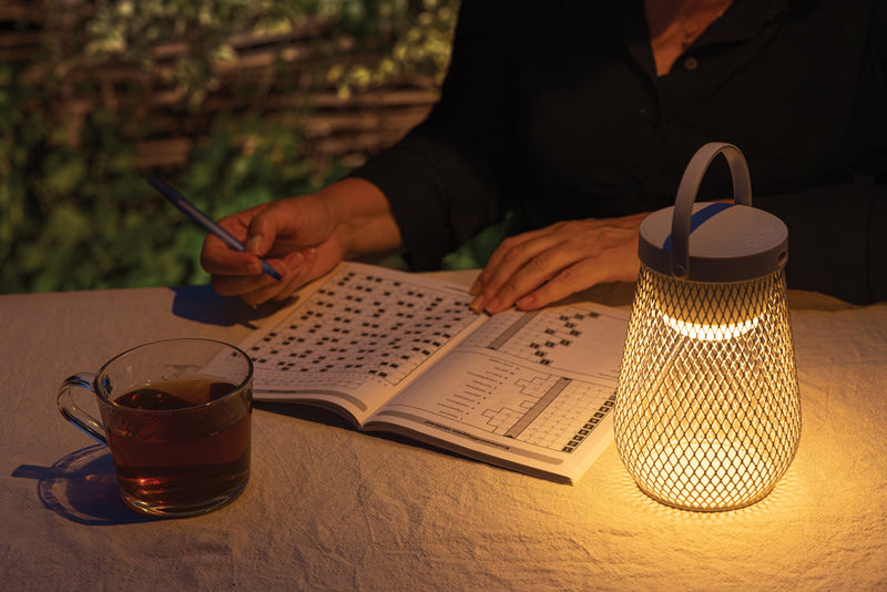 Load image into Gallery viewer, Aurora RCS recycled plastic USB re-chargeable table lamp - Custom Wood Designs
