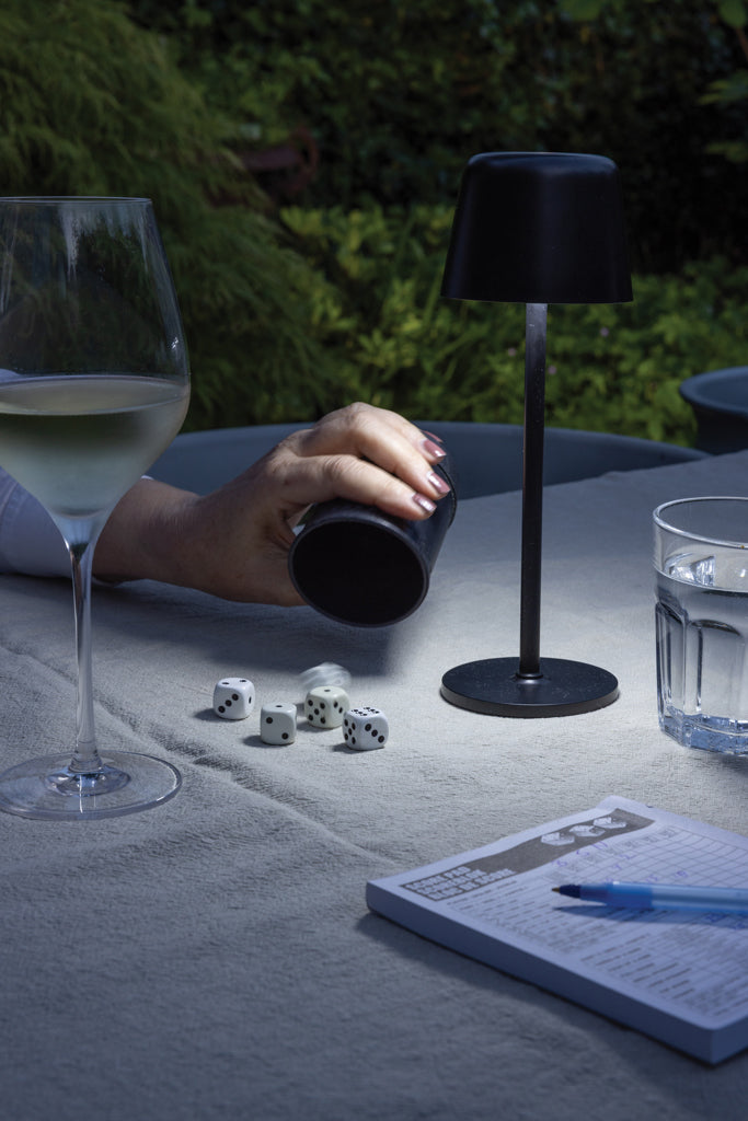 Load image into Gallery viewer, Zenic RCS recycled plastic USB re-chargable table lamp - Custom Wood Designs
