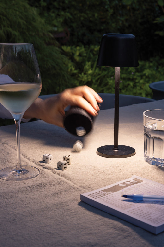 Load image into Gallery viewer, Zenic RCS recycled plastic USB re-chargable table lamp - Custom Wood Designs
