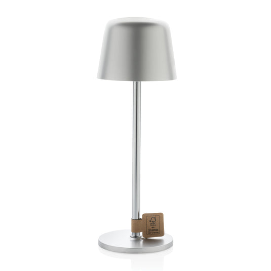 Zenic RCS recycled plastic USB re-chargable table lamp - Custom Wood Designs
