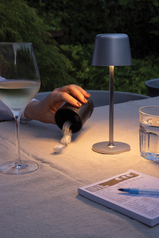 Zenic RCS recycled plastic USB re-chargable table lamp - Custom Wood Designs