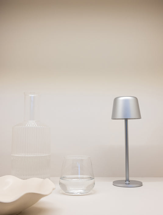 Zenic RCS recycled plastic USB re-chargable table lamp - Custom Wood Designs