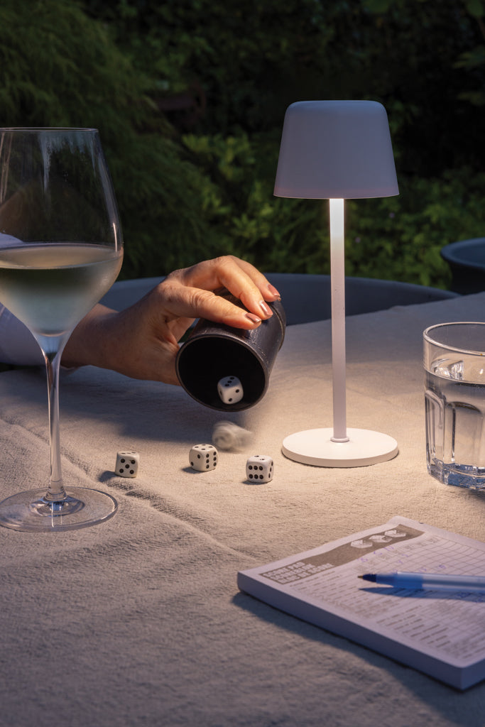 Load image into Gallery viewer, Zenic RCS recycled plastic USB re-chargable table lamp - Custom Wood Designs
