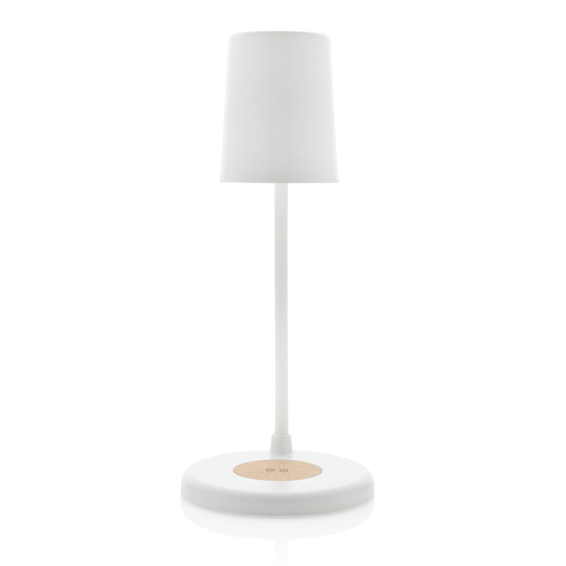 Load image into Gallery viewer, Zenara RCS recycled plastic and cork 15W wireless desk lamp - Custom Wood Designs
