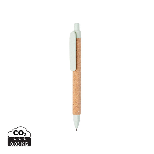 Write wheatstraw and cork pen - Custom Wood Designs