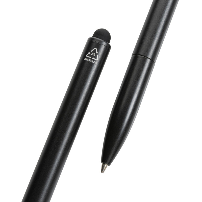 Load image into Gallery viewer, Kymi RCS certified recycled aluminium pen with stylus - Custom Wood Designs
