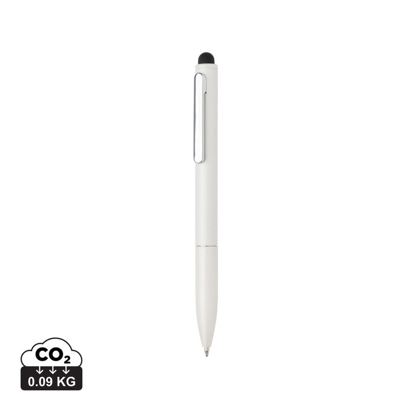 Load image into Gallery viewer, Kymi RCS certified recycled aluminium pen with stylus - Custom Wood Designs
