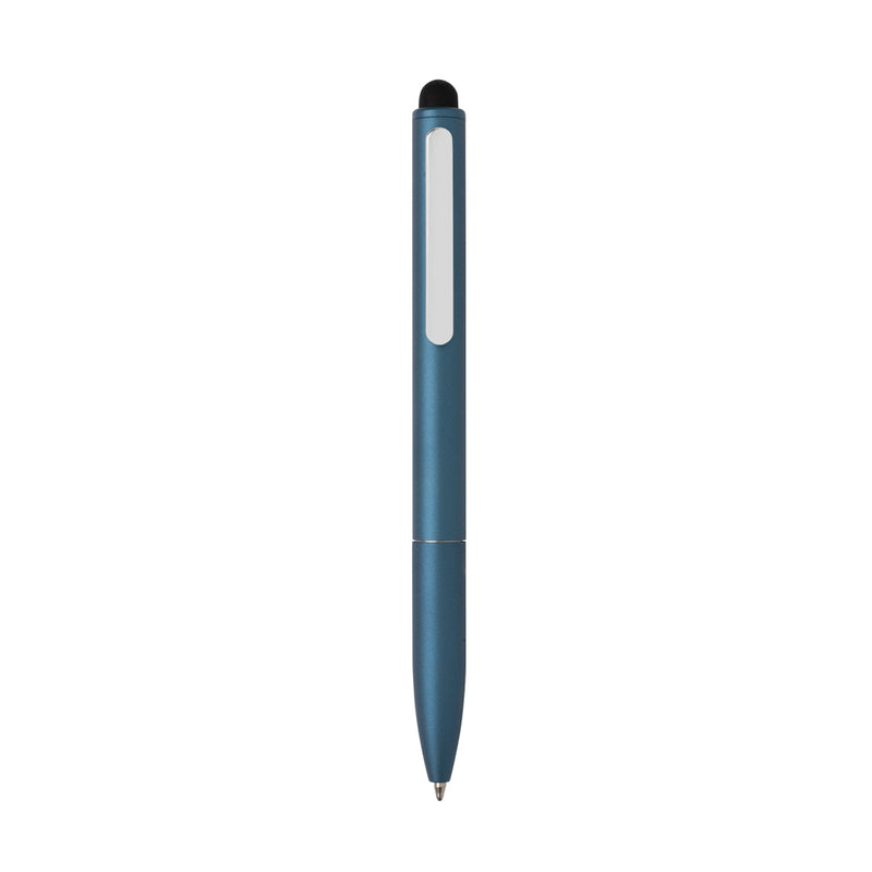 Load image into Gallery viewer, Kymi RCS certified recycled aluminium pen with stylus - Custom Wood Designs
