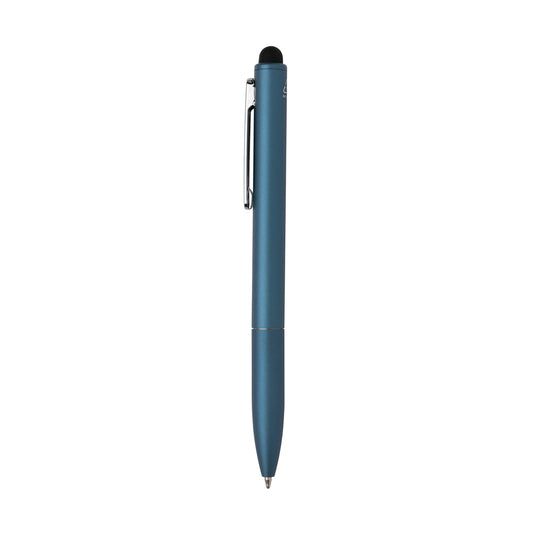 Kymi RCS certified recycled aluminium pen with stylus - Custom Wood Designs