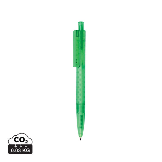 X3 GRS recycled PC plastic pen frosted - Custom Wood Designs