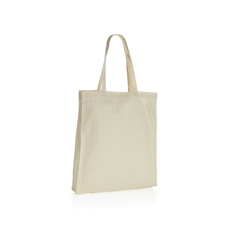 Load image into Gallery viewer, Impact AWARE™ Recycled cotton tote w/bottom 145g - Custom Wood Designs
