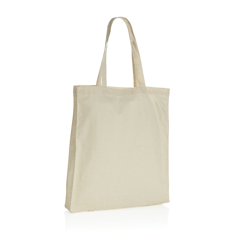 Load image into Gallery viewer, Impact AWARE™ Recycled cotton tote w/bottom 145g - Custom Wood Designs
