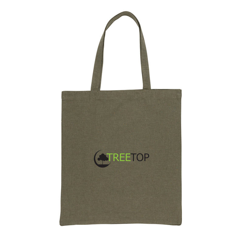 Load image into Gallery viewer, Impact AWARE™ Recycled cotton tote w/bottom 145g - Custom Wood Designs

