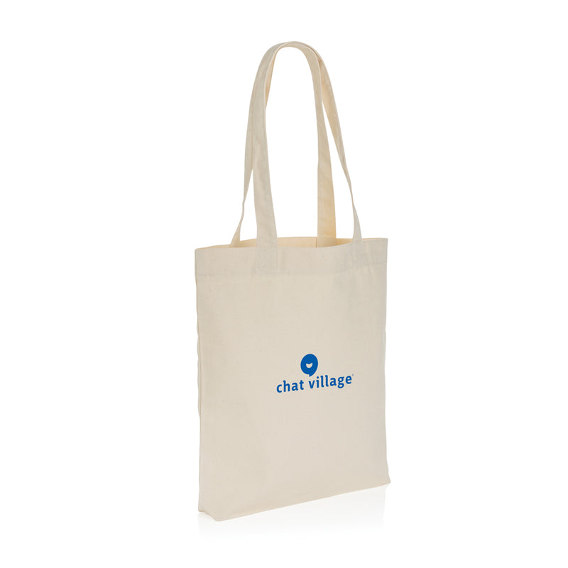 Load image into Gallery viewer, 285gsm rcanvas tote bag undyed - Custom Wood Designs
