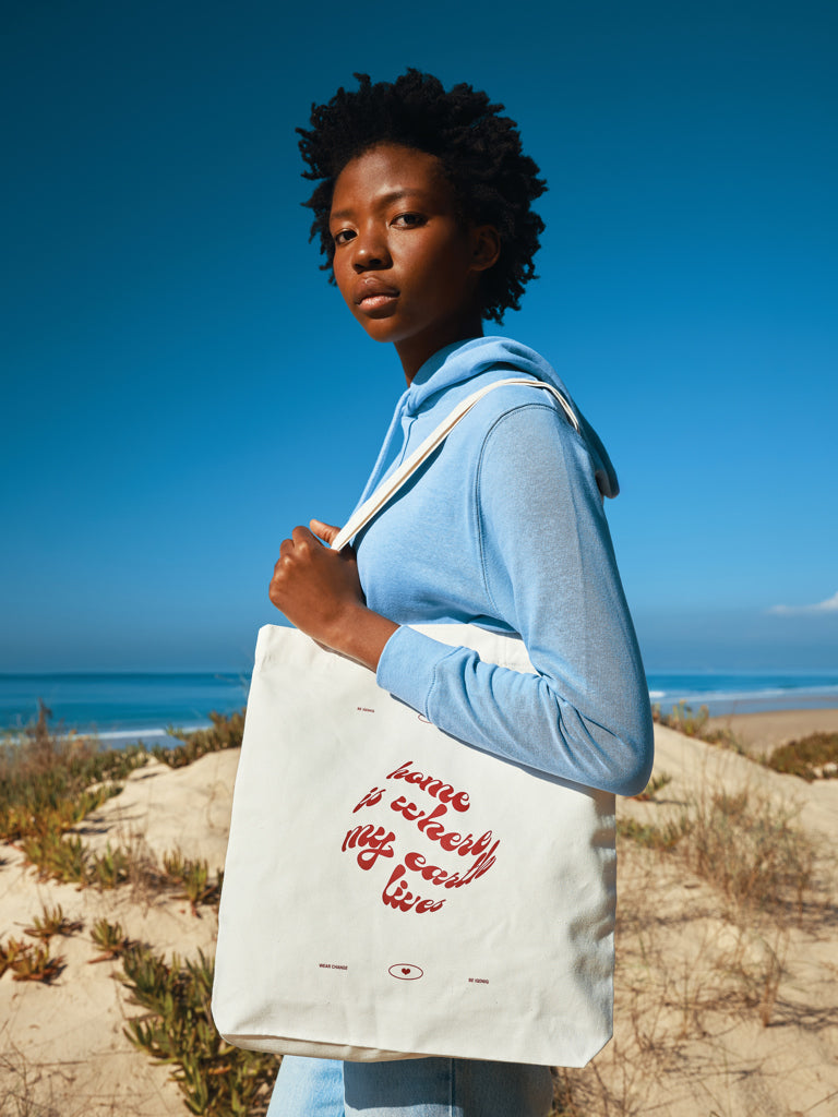 Load image into Gallery viewer, 285gsm rcanvas tote bag undyed - Custom Wood Designs
