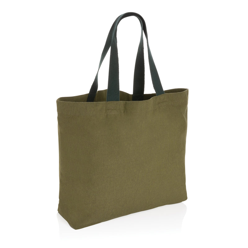 Load image into Gallery viewer, 240 gsm r canvas large tote undyed - Custom Wood Designs
