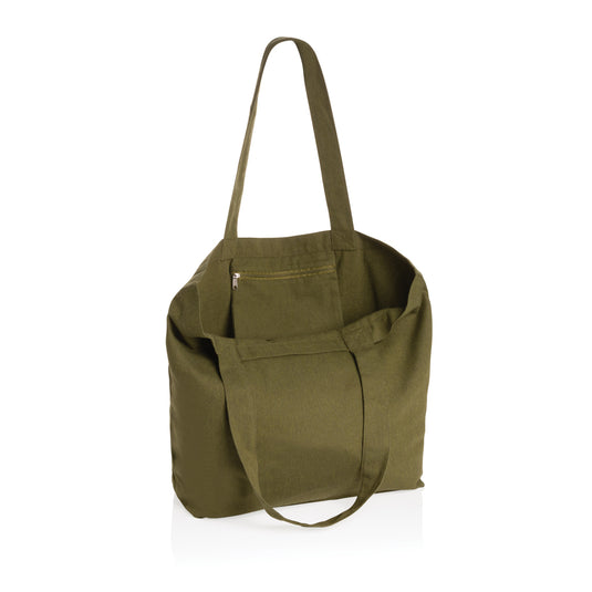Impact Aware™ 240 gsm rcanvas shopper w/pocket undyed - Custom Wood Designs