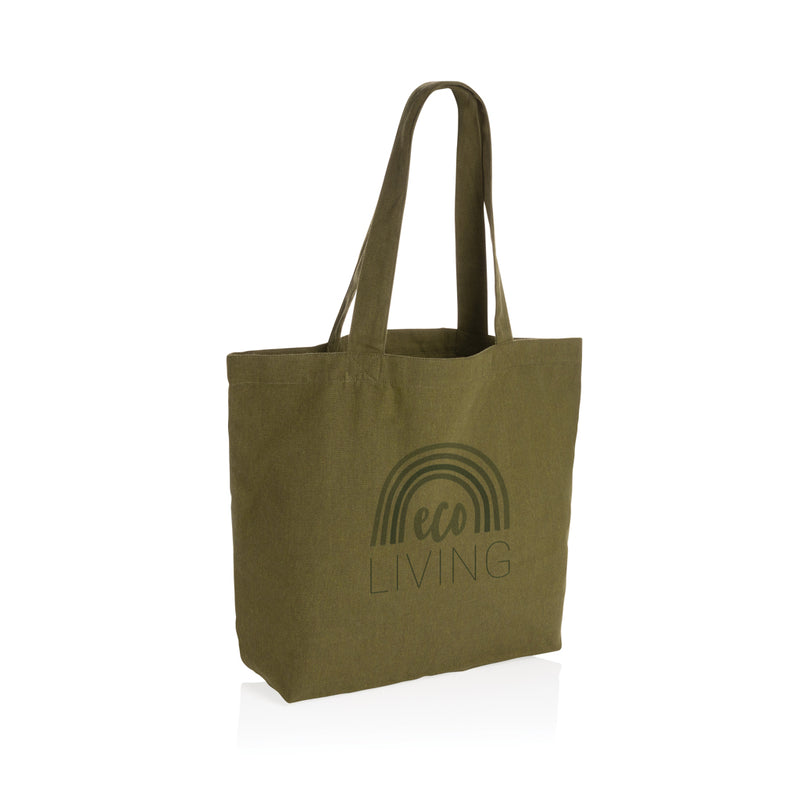 Load image into Gallery viewer, Impact Aware™ 240 gsm rcanvas shopper w/pocket undyed - Custom Wood Designs
