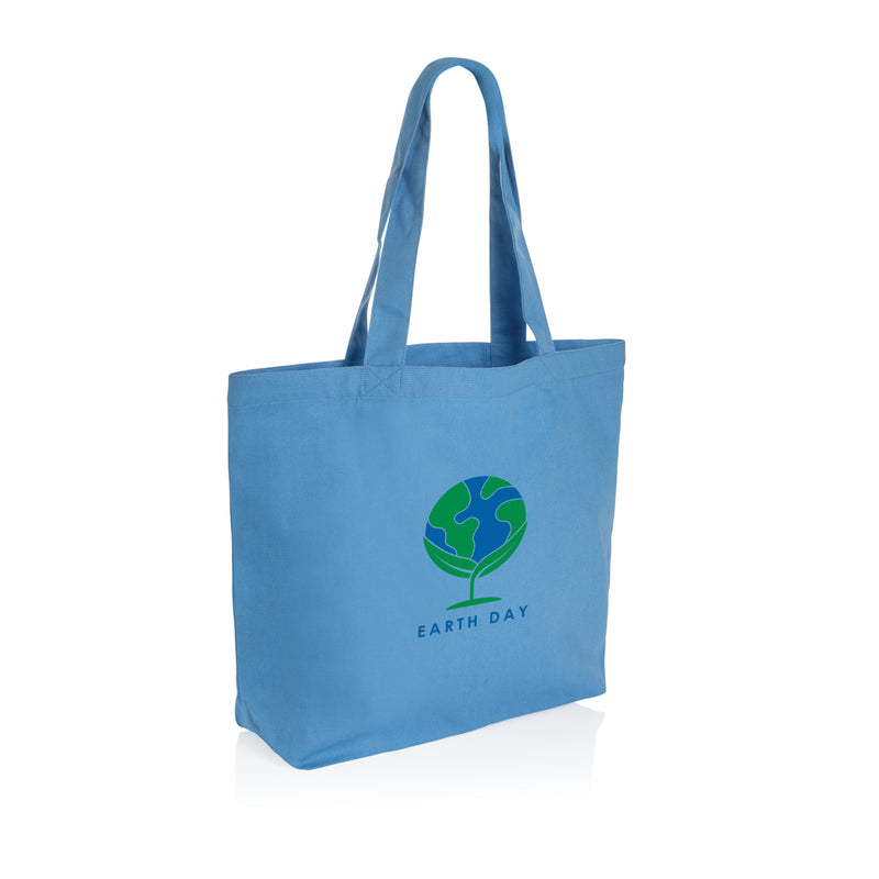 Load image into Gallery viewer, Impact Aware™ 240 gsm rcanvas shopper w/pocket - Custom Wood Designs
