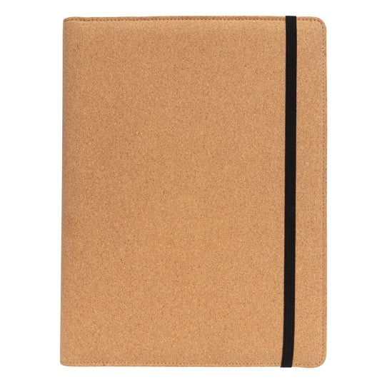 Deluxe cork portfolio A4 with pen - Custom Wood Designs