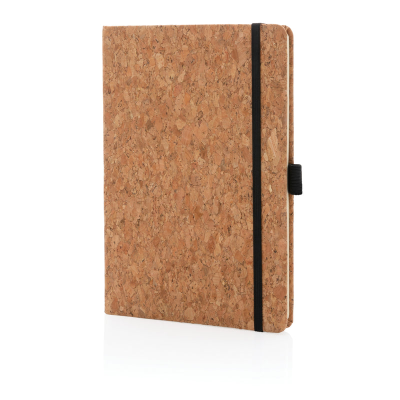 Load image into Gallery viewer, Cork hardcover notebook A5 - Custom Wood Designs
