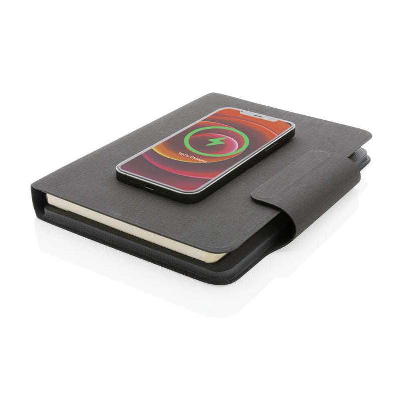 Load image into Gallery viewer, Artic Magnetic 10W wireless charging A5 notebook - Custom Wood Designs
