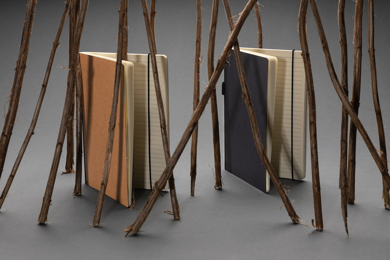 Load image into Gallery viewer, A5 deluxe kraft hardcover notebook - Custom Wood Designs
