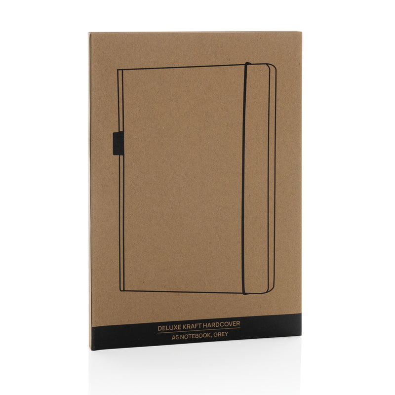 Load image into Gallery viewer, A5 deluxe kraft hardcover notebook - Custom Wood Designs
