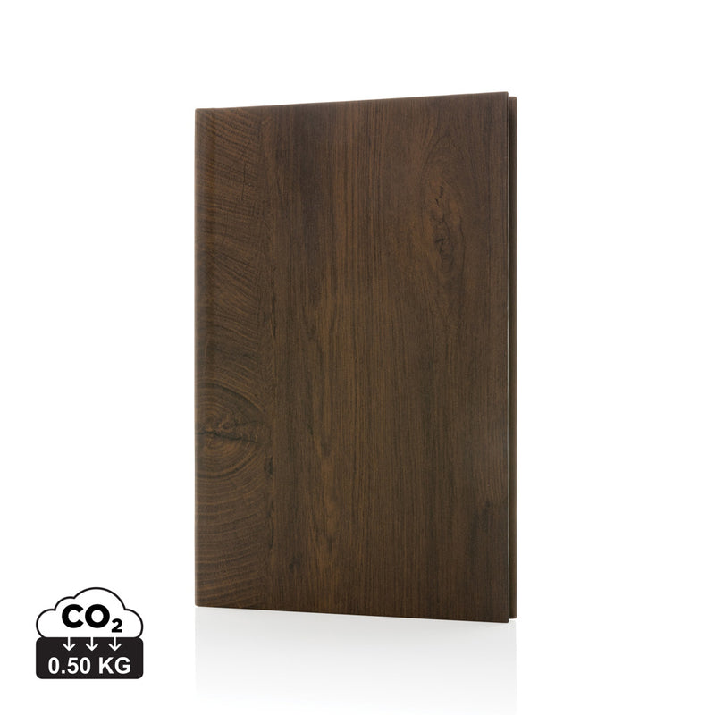 Load image into Gallery viewer, Kavana wood print A5 notebook - Custom Wood Designs
