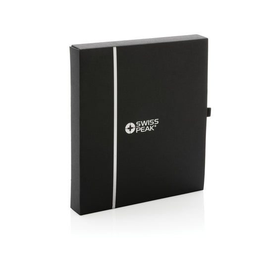 Swiss Peak GRS recycled PU travel gift set - Custom Wood Designs