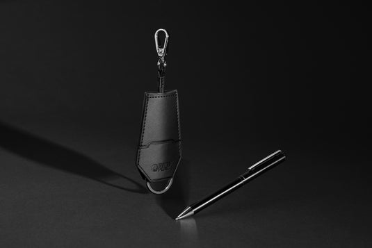 SP Tula RCS certified recycled PU key holder and pen set - Custom Wood Designs